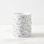 Mug Bunches of bunnies on white seamless. (Centre)