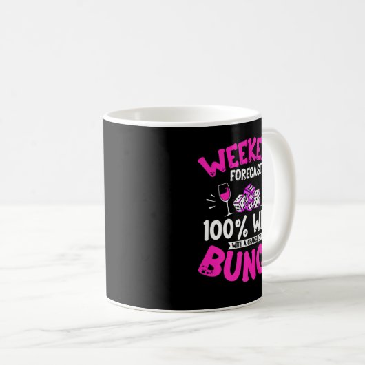 Mug Bunco Game Wine Drinker Design pour un T-Shirt Bun (Devant droit)