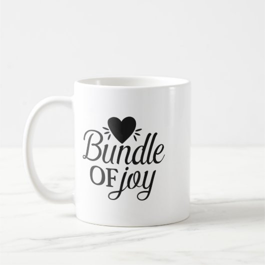 Mug Bundle Of Joy Love Quote Cute Motivation  (Gauche)