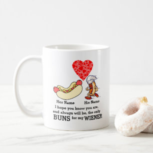 Mug Bungalows Couple modernes et amoureux de vin perso
