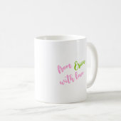 Mug Bunnies avec fleurs (Devant droit)