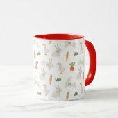 Mug Bunnies & Canards sur le Motif de ferme (Devant droit)