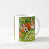 Mug Bunnies et carottes de Pâques (Devant droit)