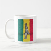 Mug Bunny à Rasta Couleurs : Une touche d'art Super (Gauche)