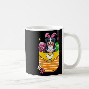 Mug Bunny Australian Shepherd Pâques Œufs en Chocolat