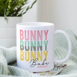 Mug Bunny Babe mignonne Fille moderne Pâques personnal
