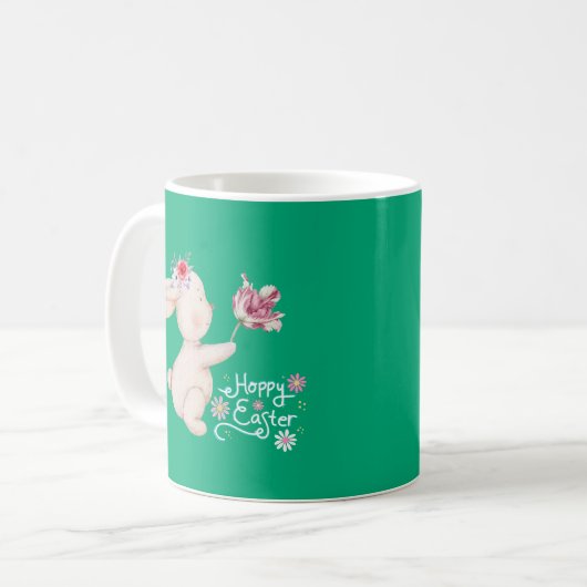 Mug Bunny Bouquet de fleurs (Devant gauche)