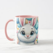 Mug Bunny de Pâques Cadeau mignon vous pouvez le rempl (Gauche)