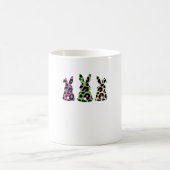 Mug Bunny Easter Leopard Plaid Buffalo Rabbit Easter D (Centre)