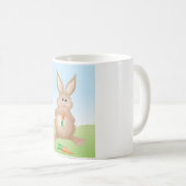 Mug Bunny Eating Carrot Adorable Rabbit (Devant droit)