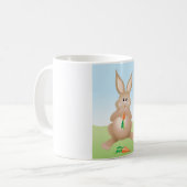 Mug Bunny Eating Carrot Adorable Rabbit (Devant gauche)