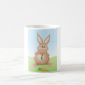 Mug Bunny Eating Carrot Adorable Rabbit (Centre)