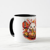 Mug Bunny Eating Ramen (Devant gauche)