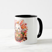 Mug Bunny Eating Ramen (Devant droit)