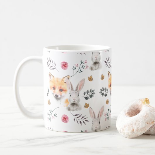 Mug Bunny et Fox (Avec donut)