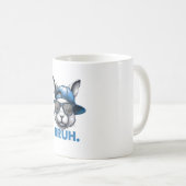 Mug Bunny Face Bruh Mème Drôle Dire Bro Salutation Eas (Devant droit)