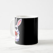 Mug Bunny Hugging Valentine Flower Bunny  (Devant gauche)