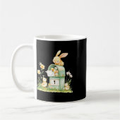 Mug Bunny Mailbox Delivering With Eggs  (Gauche)