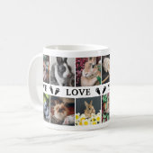 Mug Bunny Paws We Love You Papa Photo Collage (Devant gauche)