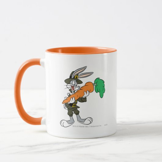 Mug BUNNY™ Pilgrim Thanksgiving Carrot (Gauche)