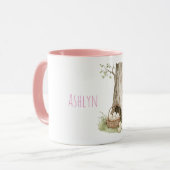 Mug Bunny Rabbit Easter Eggs in Basket Tree (Devant gauche)