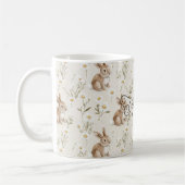 Mug Bunny Rabbits Daisy Flowers (Gauche)