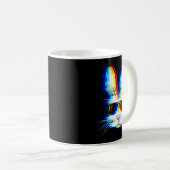 Mug Bunny Trippy Varwave Easter Techno Rave Edm Music  (Devant droit)