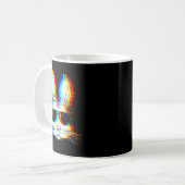 Mug Bunny Trippy Varwave Easter Techno Rave Edm Music (Devant gauche)