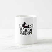 Mug Bunny Whisperer Funny Lapin Graphisme lapin (Centre)