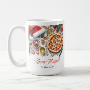 Mug Buon Natale Aquarelle fête de Noël italienne