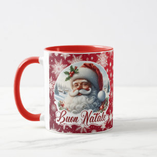 Mug Buon Natale con Babbo Natale Italien