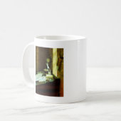 Mug Bureau avec quill et papiers (Devant gauche)