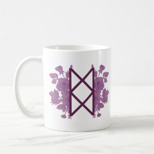 Mug Bureau de Balance floral - Rouge