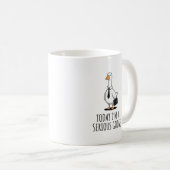 Mug Bureau d'oie sérieux drôle (Devant droit)