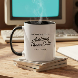 Mug Bureau drôle de travail à domicile Humour
