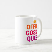 Mug Bureau Gossip Queen. (Devant droit)