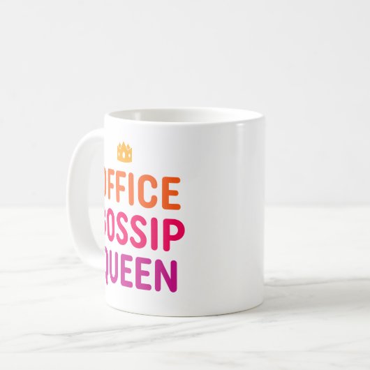Mug Bureau Gossip Queen. (Devant gauche)