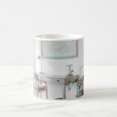 MUG BUREAU VIDE PRÈS DU RIDEAU (Centre)