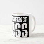 Mug Bureaux humoristiques amusants : Le plus grand pat (Devant droit)