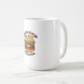 Mug Burger est mon heureux dosage vintage (Devant droit)