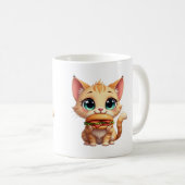 Mug Burger Meows & Câlins (Devant droit)