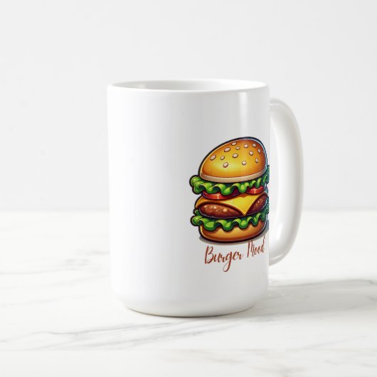 Mug Burger Mood (Devant droit)