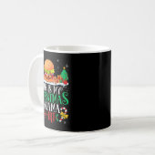 Mug Burger Noël Pyjama Chemise Burger Lover Xmas Pa (Devant gauche)