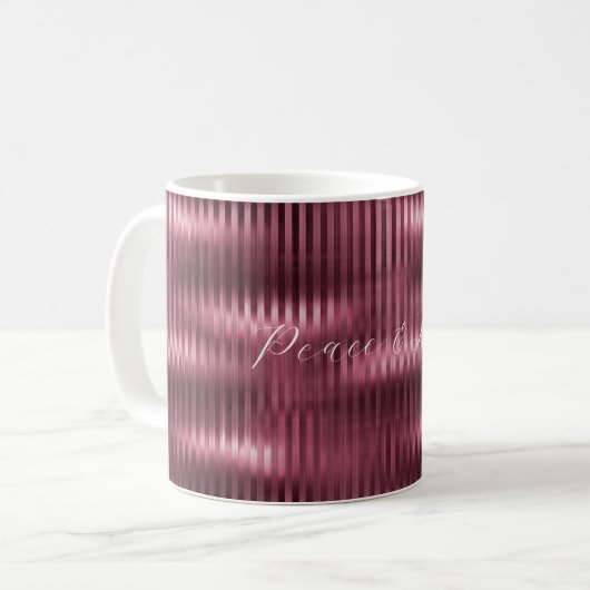 Mug Burgundy Red Glitzy (Devant gauche)