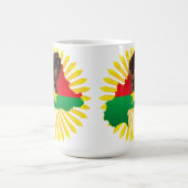 Mug Burkina Faso Carte, drapeau et première révolution (Centre)