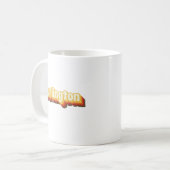 Mug Burlington Retro Vintage Text (Devant gauche)