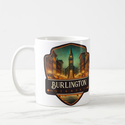 Mug Burlington, Vermont | VINTAGE (Gauche)