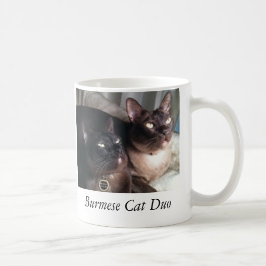 Mug BurmeseDuo_18, duo de chat birman (Droite)