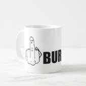 Mug BURPEES - Drôle entraînement de nouveauté (Devant gauche)
