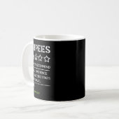Mug Burpees Ne Recommanderaient Pas Zéro Étoile Drôle  (Devant gauche)